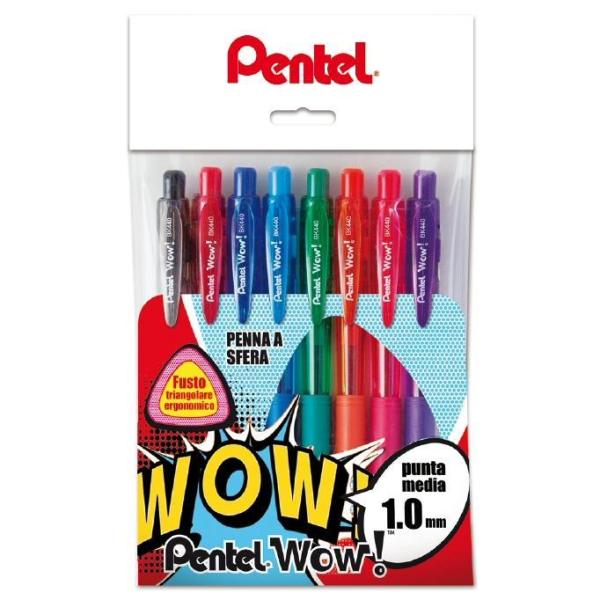 Penna Sfera Wow 1 0 Col Ass Ti Pentel 0x12017 8006935120174