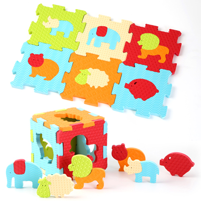 Tappeto Puzzle Animali Small