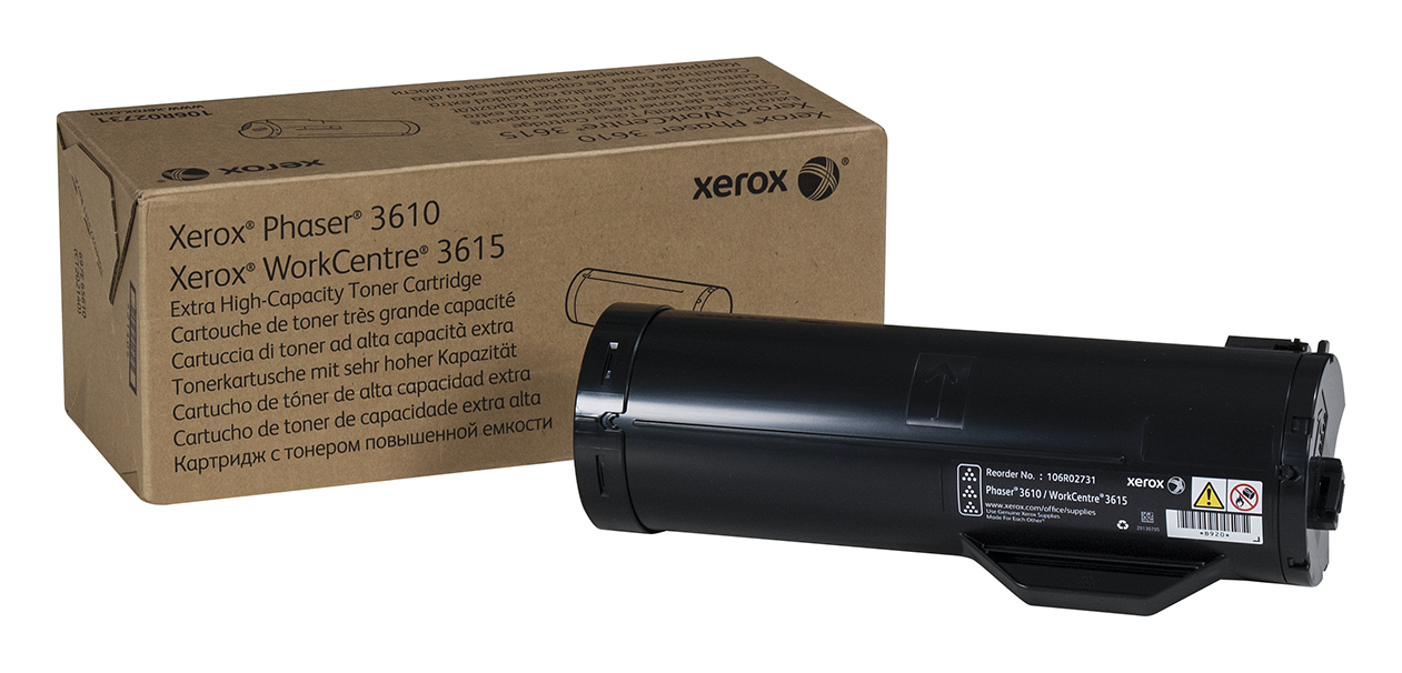 Toner Nero Alta Capacita Xerox Genuine Supplies 106r02731 95205980721