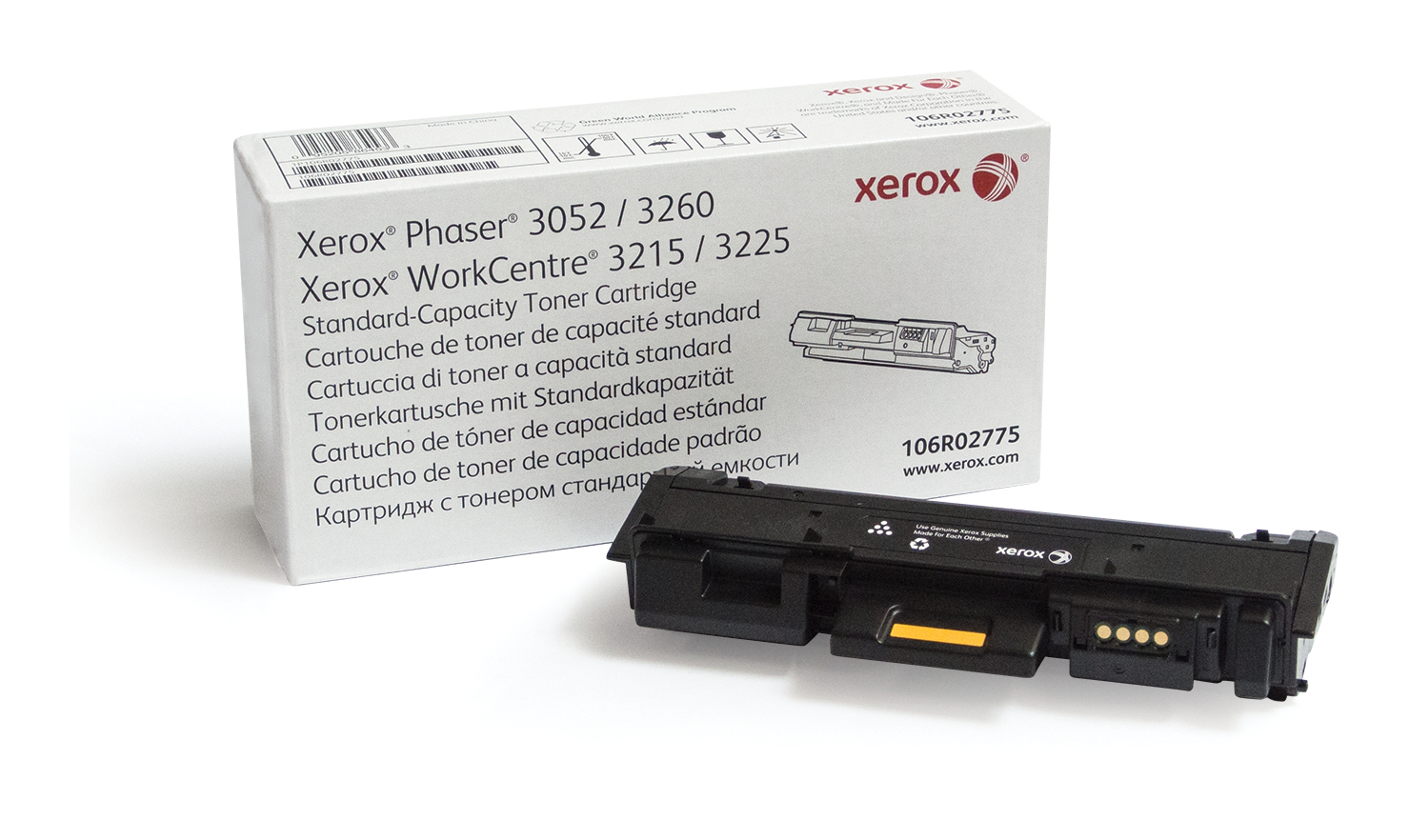 Toner Nero Xerox Genuine Supplies 106r02775 95205864533