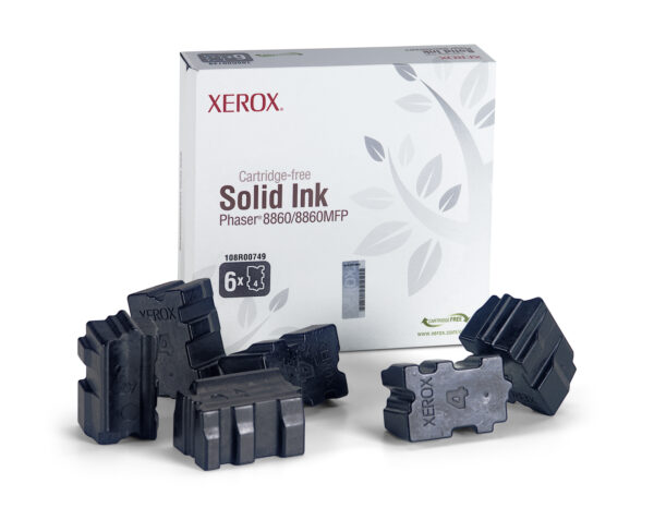 6 Pz Solid Ink Nero Xerox Genuine Supplies 108r00749 95205731361