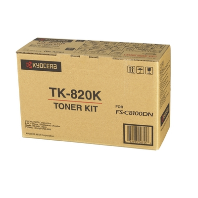 Toner Kit Nero Tk 820k Fs C8100dn Kyocera 1t02hp0eu0 632983009529