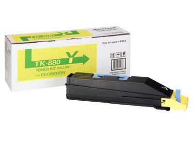 Toner Giallo Tk 880y per Fs C8500dn Kyocera 1t02kaanl0 632983017043