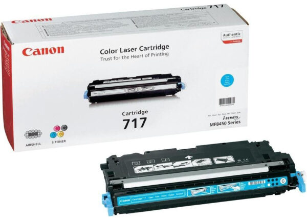 Toner 717 Ciano per Canon Supplies Copier 2577b002 4960999571454