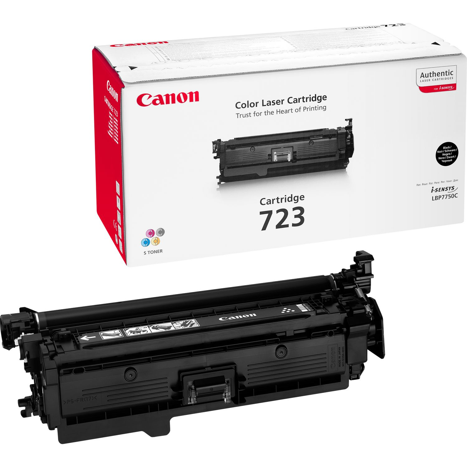 Toner 723 Nero Canon Supplies Copier 2644b002 4960999572062