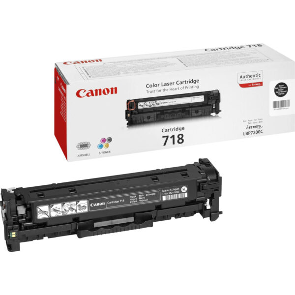 Crg 718 Toner Nero 3 400 Pagine Canon Supplies Copier 2662b002 4960999628639