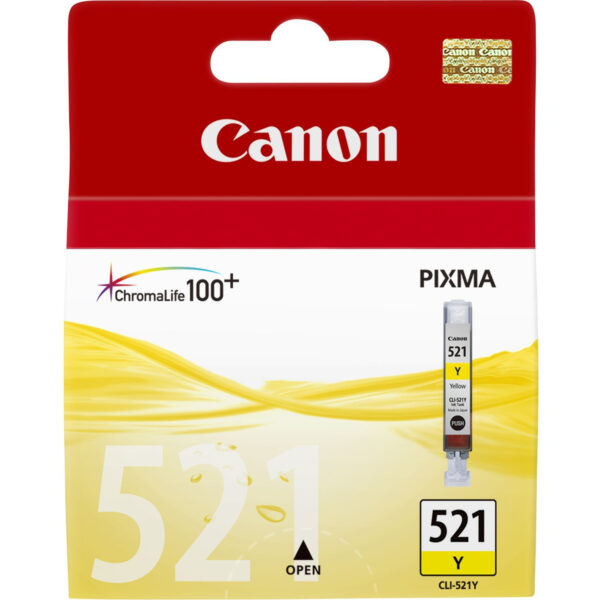 Cli 521y Cartuccia Giallo Canon Supplies Ink Hv 2936b001 4960999577531