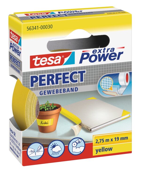 Nastro Adesivo Telato 19mmx2 7mt Giallo 56341 Xp Perfect 56341 00030 03 4042448044051