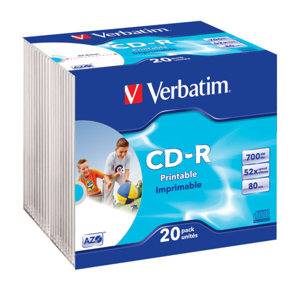 Cdr 80min 700mb 52x Photo Verbatim 43424 23942434245