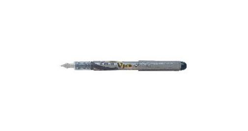 Penna Stilografica Nero V Pen Silver Pilot Confezione da 12 Pezzi