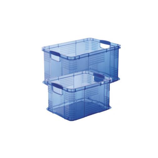 Contenitore C Maniglie 39x29x21 5 17 5lt Blu