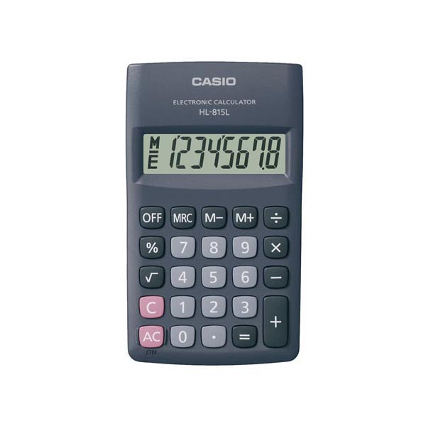 Calcolatrice Hl 815l Bl 8 Cifre Tascabile Casio Hl815 4971850163039