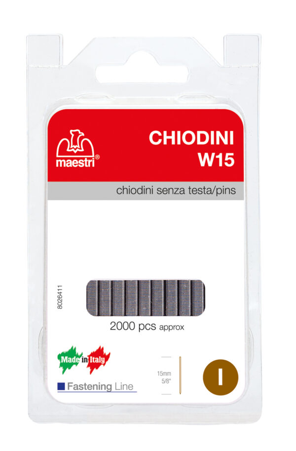 Chiodini S Testa W15 in Blister da 2000 C Ro Ma 1130820 8005231465040