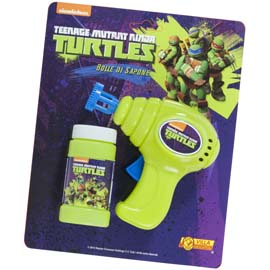 Pistola Spara Bolle Turtles Completa di Flacone