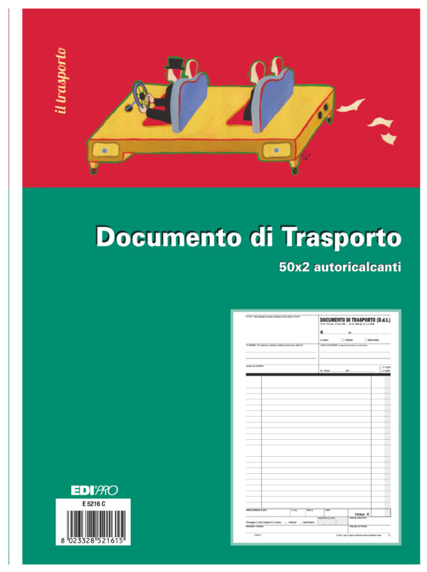 Blocco Ddt 50 50 Fogli Autoric 29 7×21 E5216c E5216c 8023328521615