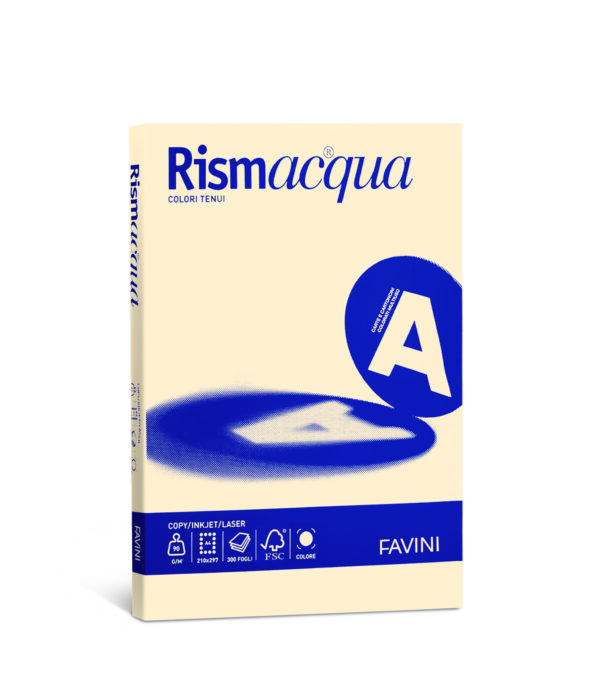 100rismacqua Camoscio 90g 21×29 7 Cartotecnica Favini A69r144 8007057615302