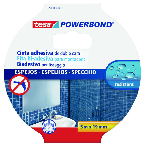 Nastro Biadesivo 5mtx19mm per Specchi 55733 00018 03 4042448843531