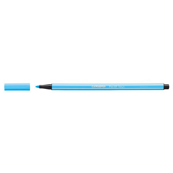 Pennarello Stabilo Pen 68 031 Blu Fluo 68 031 4006381121064