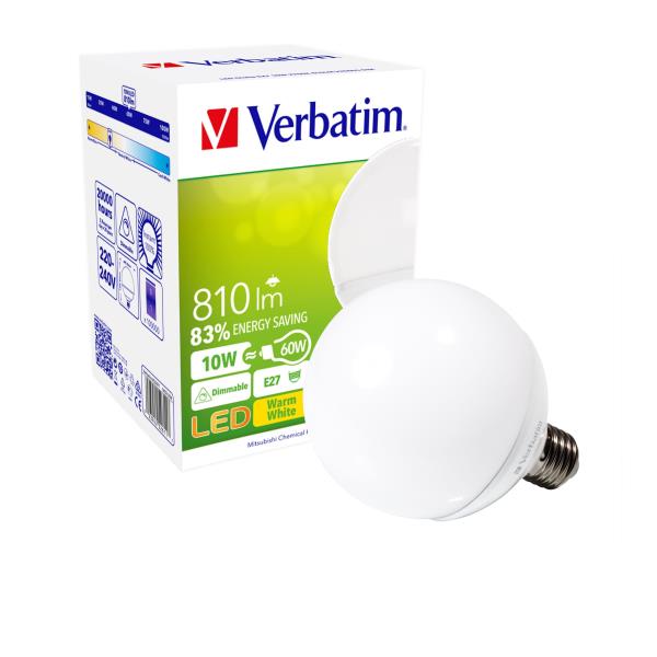 Lampa Led Globe E27 G95 W10 Verbatim 52611 23942526117