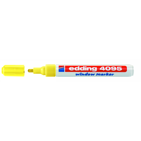 Marcatore Edding 4095 Punta Conica Gesso Liquido Giallo Fluo e 4095 065 4004764887538