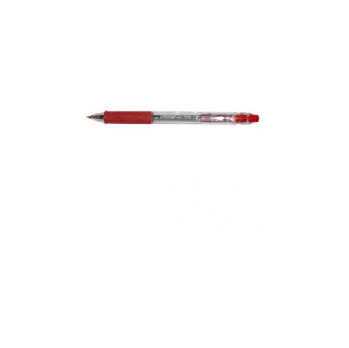 Penna Sfera Super B Scatto Bk717 Rosso 0 7mm Pentel Confezione da 12 Pezzi
