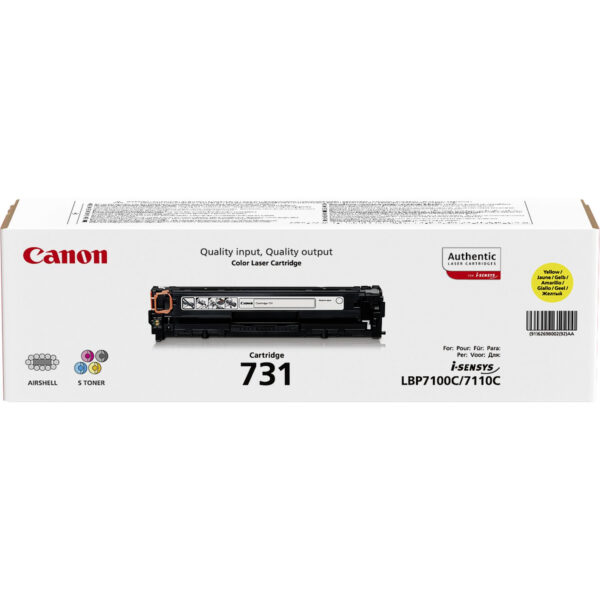 Toner 731y Giallo 1 500 Canon Supplies Copier 6269b002 4960999904665