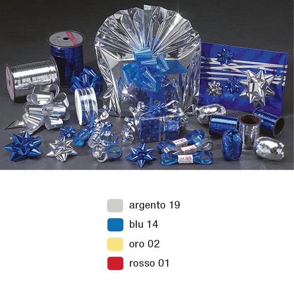 Rocca Nastro Reflex Metal 5mmx100mt Blu 14 Bolis 65010521014 8001565156609