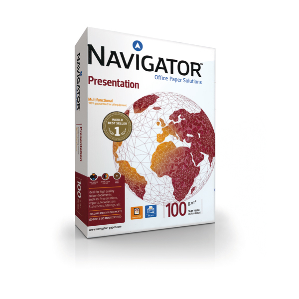Carta Navigator Presentation A4 100gr 500fg 210x297mm 02 A4 100 Nav 5602024530232