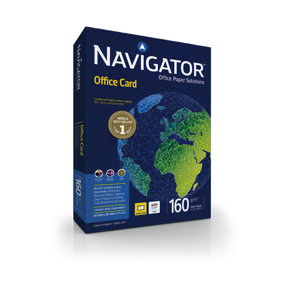 Carta Navigator Office Card A3 160gr 250fg 297x420mm Cod 02 A3 160 Nav 5602024381391