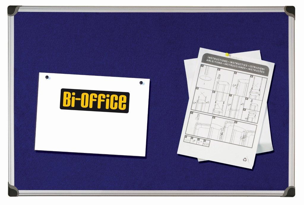 Pannello in Tessuto 60x90cm Blu Felt Board Bi Office Fa0343178 5603750354383