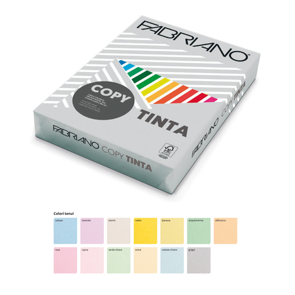 Carta Copy Tinta A3 160gr 125fg Col Tenui Avorio Fabriano 61816042 8001348163473