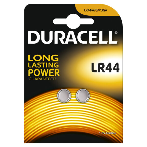 Blister 2 Pile Alcaline Duracell 1 5v 150mah Lr44 Lr44 2 5000394504424