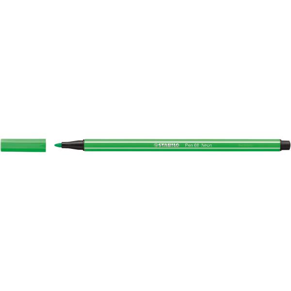 Stabilo Pen 68 Verde Fluo Stabilo 68 033 4006381123457