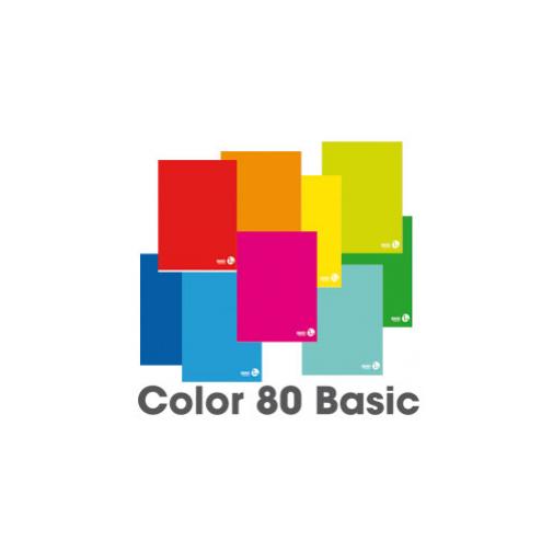 Maxiquaderno A4 80gr 80fg 1 Rigo di 3a Color 80 Basic Bm Confezione da 10 Pezzi