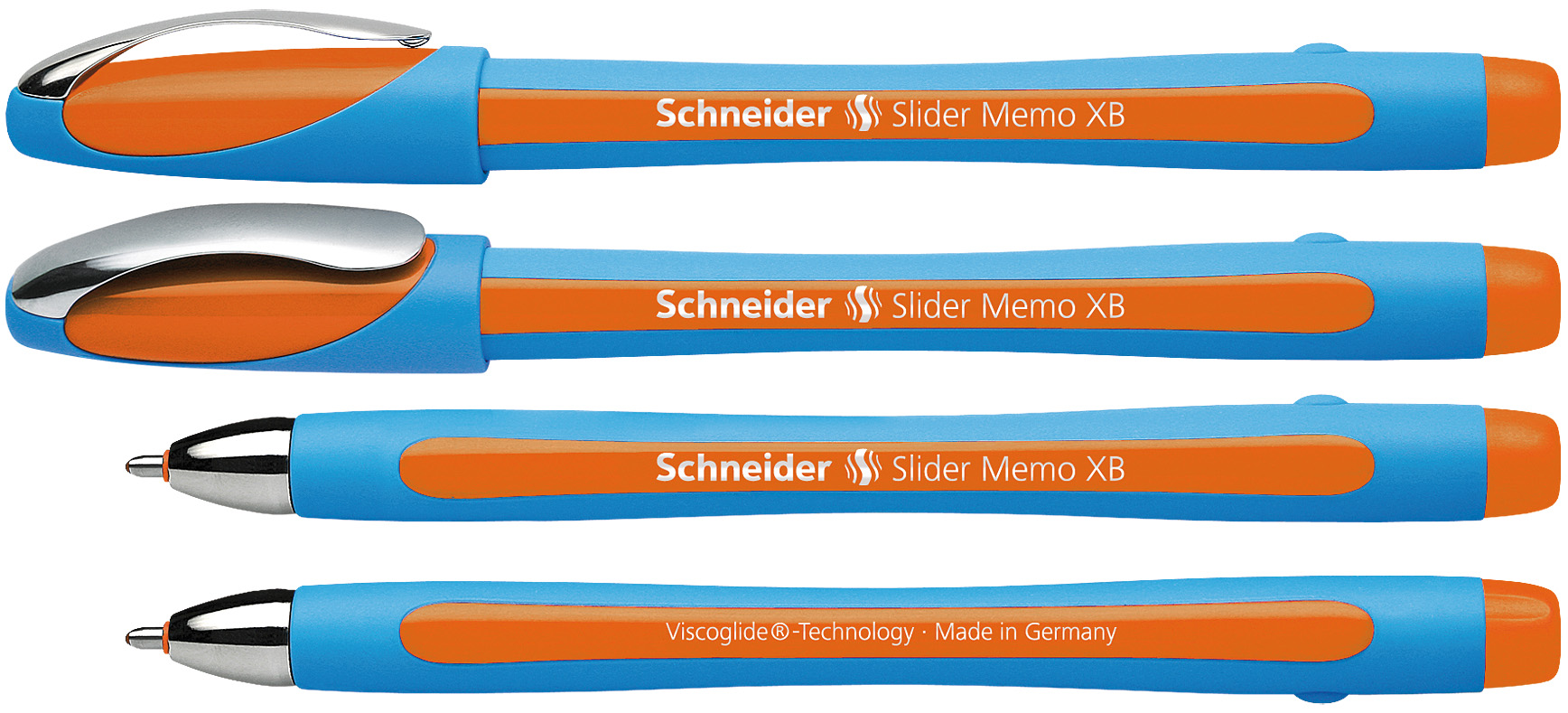 Penna a Sfera Slider Memo Xb Arancio Schneider P150206 4004675065186