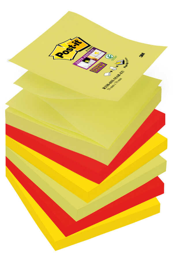 Blocco 90foglietti Post It Super Sticky Z Notes 76x76mm R330 6ss Marrakesh 29649 71240 a