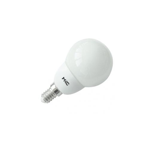 Lampada Basso Consumo Globetto Attacco E14 9w Luce Calda