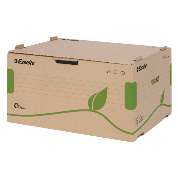 Scatola Container Ecobox 340x439x259mm Apertura Laterale Esselte 623919 4049793026282