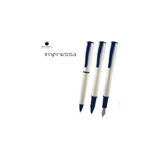 Penna Stilografica Impressa Perla Blu Punta M Monteverde