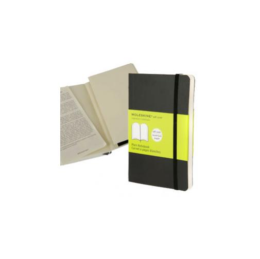 Taccuino Moleskine Pocket 9x14cm 192pg Bianco Copertina Morbida C Elastico Nera