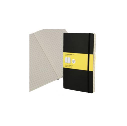 Taccuino Moleskine Xlarge 19x25cm 192pg 5mm Copertina Morbida C Elastico Nera