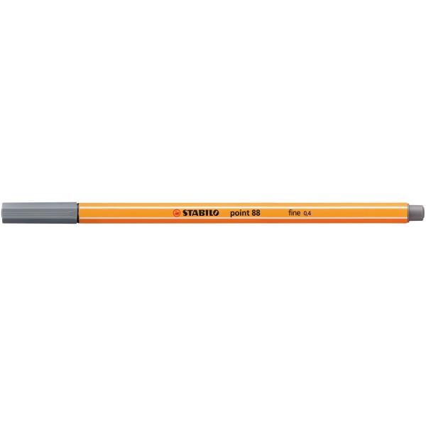 Fineliner Point 88 Grigio Scu Stabilo 88 96 4006381292399