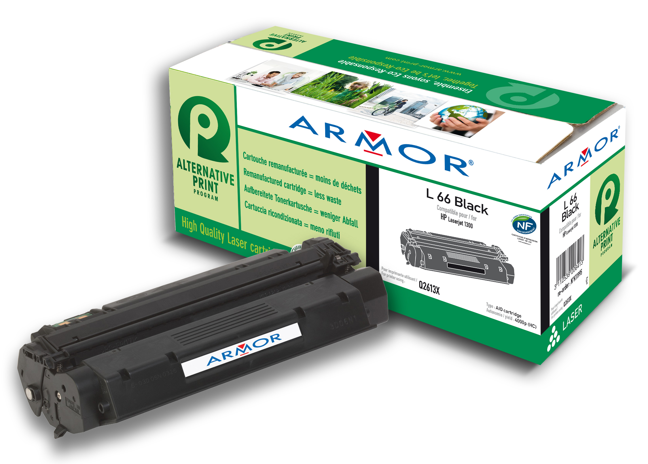 Toner Nero Armor Perhp Laserjet 1300 With Chip K11995 3112539607067