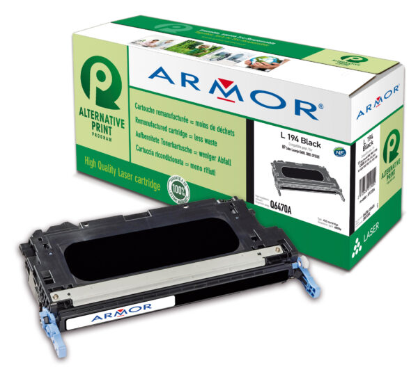 Toner Nero Armor per Hp Color Laserjet 3600 3800 Cp3505 K12254 3112539606008