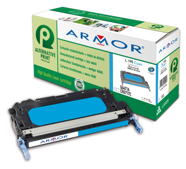 Toner Ciano Armor per Hp Color Laserjet 3600 K12255 3112539219017