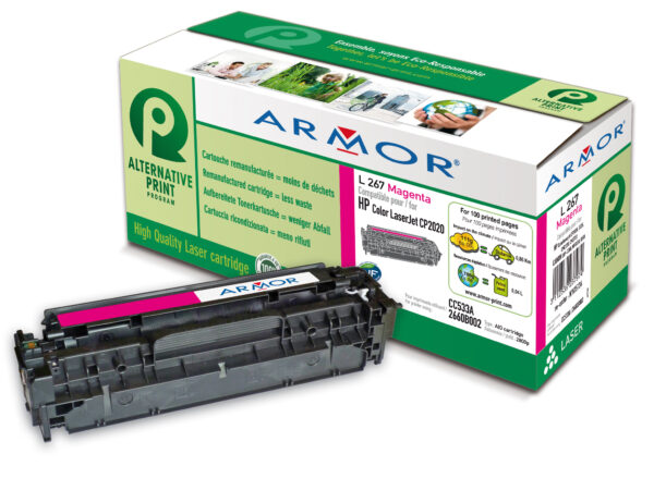 Toner Magenta Armor per Hp Color Laserjet Cp2020 Cp2025 Cm2320 Cm2720 K15134 3112539604776