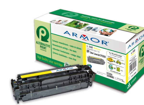 Toner Giallo Armor per Hp Color Laserjet Cp2020 Cp2025 Cm2320 Cm2720 K15135 3112539604783