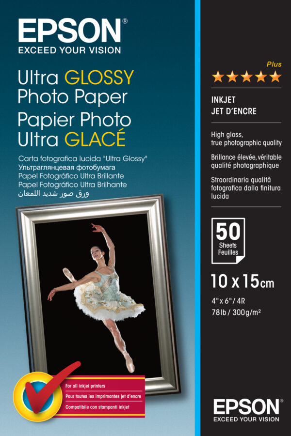 Carta Ultra Glossy Photo 10×15 Epson Consumer Media C13s041943 10343855540