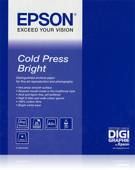 Carta Cold Press Bright Epson Lfp Media M1 C13s042314 8715946428130