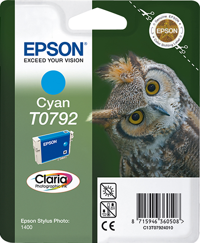 Cartuccia Ciano per Epson Consumer Ink S1 C13t07924010 8715946360508